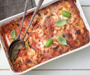 Parmigiana mit Zucchini & Kartoffeln