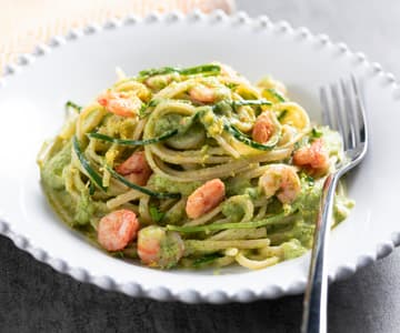Lasagne mit Zucchini & Garnelen